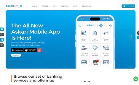 Askari Bank Web Content Strategy